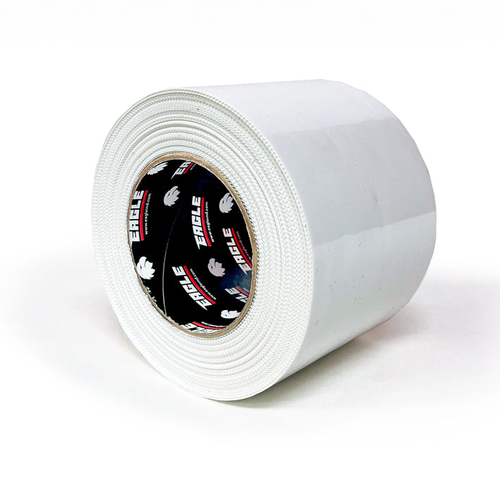 White Poly Tape 4” x 180’ (12 Rolls/Case)