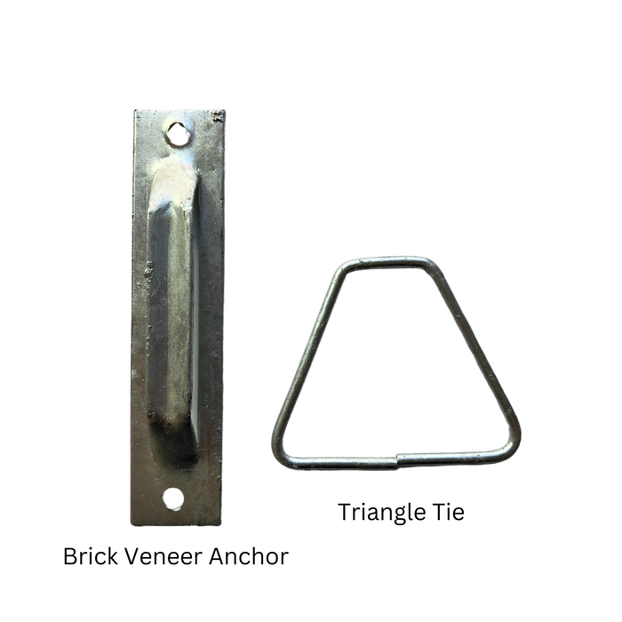 Brick Veneer Anchor and Triangle Tie (250 Pieces/Box)