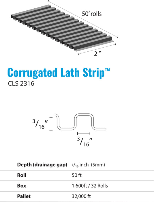 MTI Corrugated Lath Strip