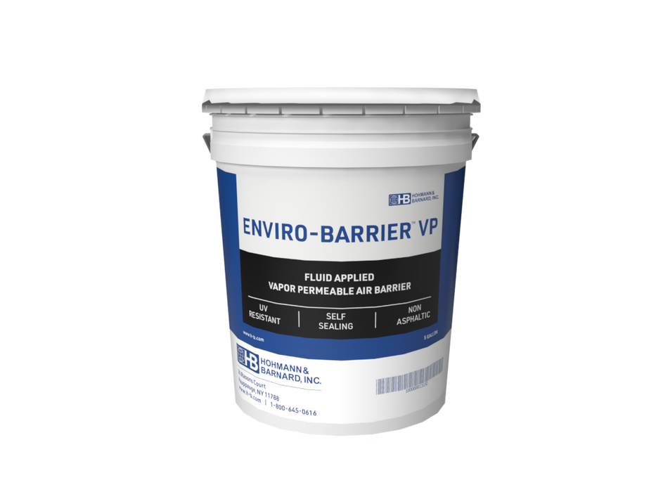 Hohmann & Barnard Enviro-Barrier VP - Fluid Applied Vapor Permeable Air & Water Barrier