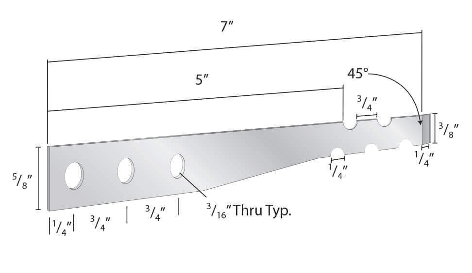 MTI Retrofit Brick Tie (100 Pieces/Box)