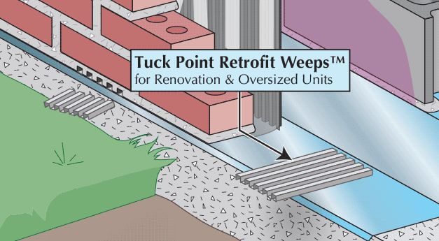 MTI Tuck Point Retrofit Weeps