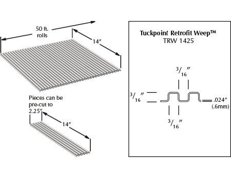 MTI Tuck Point Retrofit Weeps