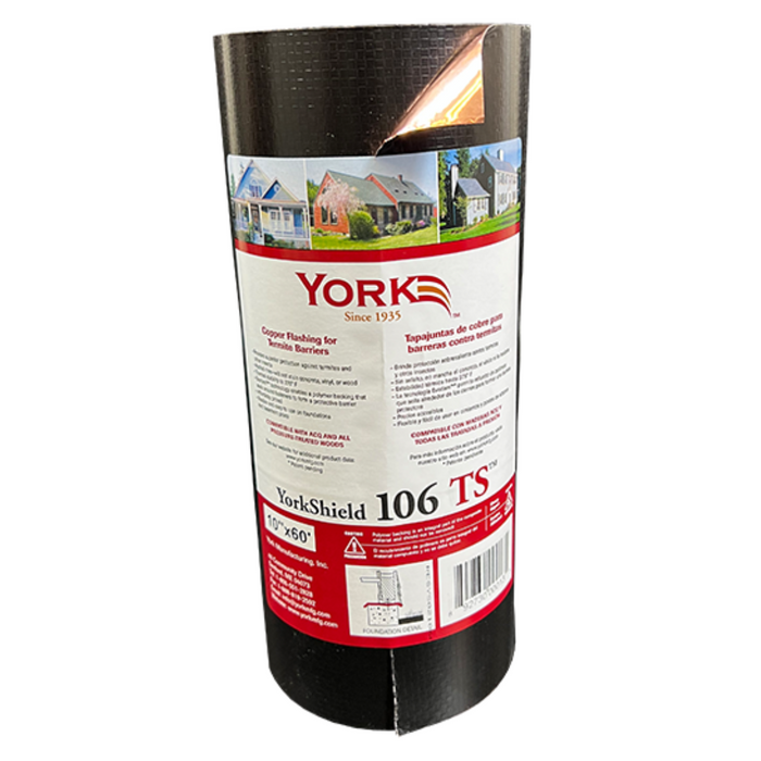 YorkShield 106 TS Copper Termite Barrier - 60' Roll