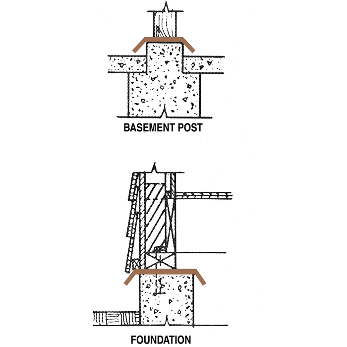 YorkShield 106 TS Copper Termite Barrier - 60' Roll