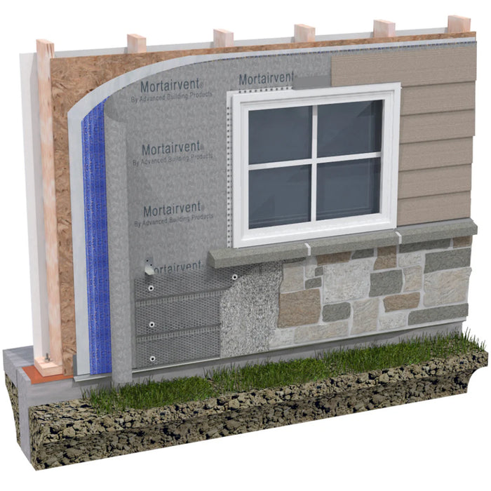 Advanced Building Products Mortairvent 202 Rainscreen