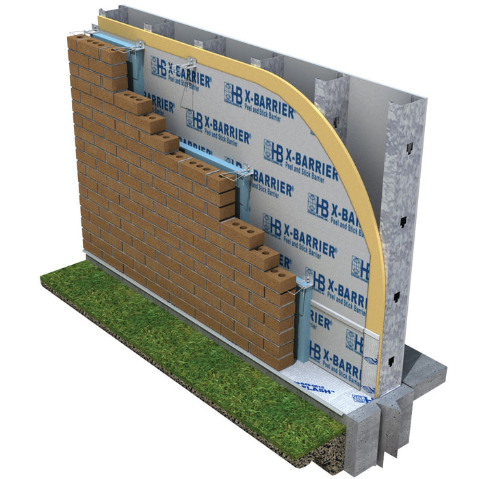 Hohmann & Barnard X-Barrier Peel and Stick Barrier - 75' Roll