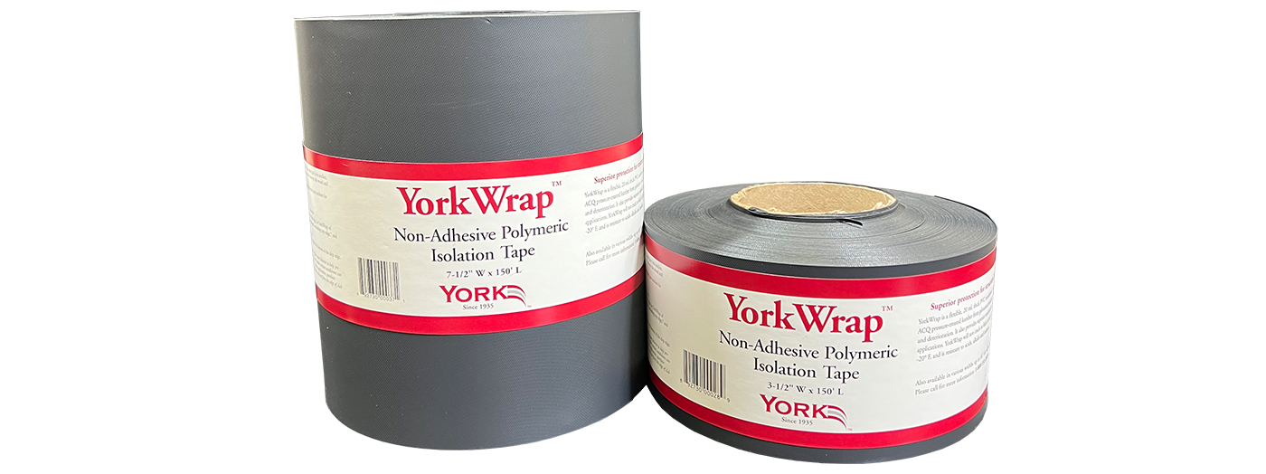 York-Wrap Non-Adhesive Polymeric Isolation Tape - 150' Roll